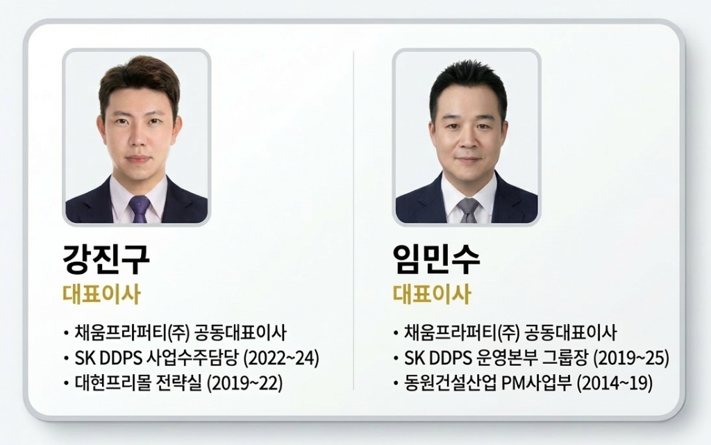 강진구 · 임민수 대표이사 약력